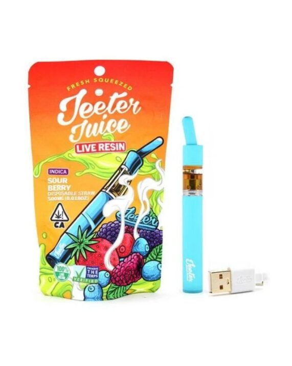 PLUMA DE WAX DESECHABLE - JEETER JUICE "Sour Berry" (ÍNDICA)