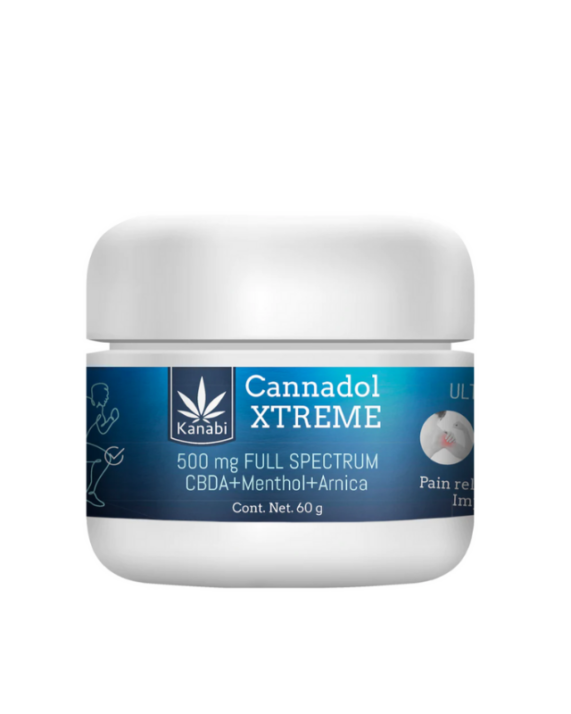 Pomada de CBD -KANABI- Cannadol Extreme CBDA+Menthol+Arnica 500mg