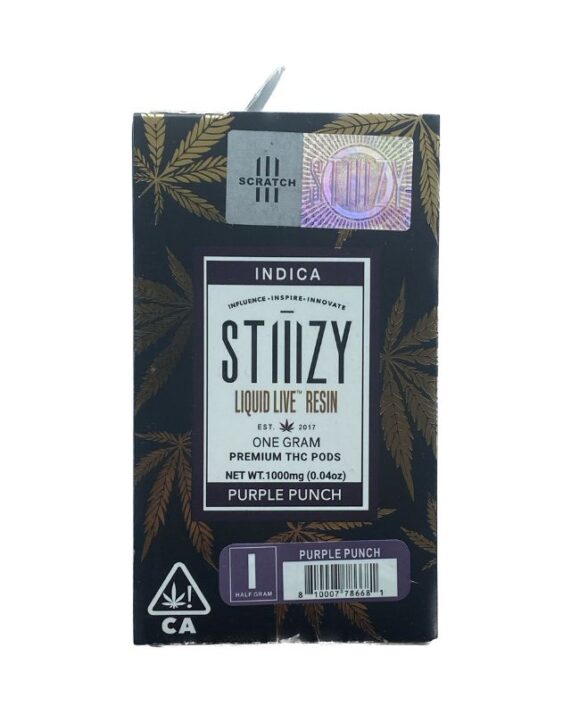CARTUCHO WAX - STIIIZY "Purple Punch" (ÍNDICA)