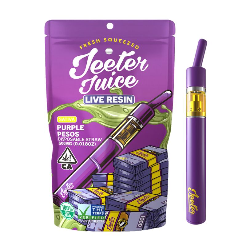 PLUMA DE WAX DESECHABLE - JEETER JUICE "Purple Pesos" (Sativa)