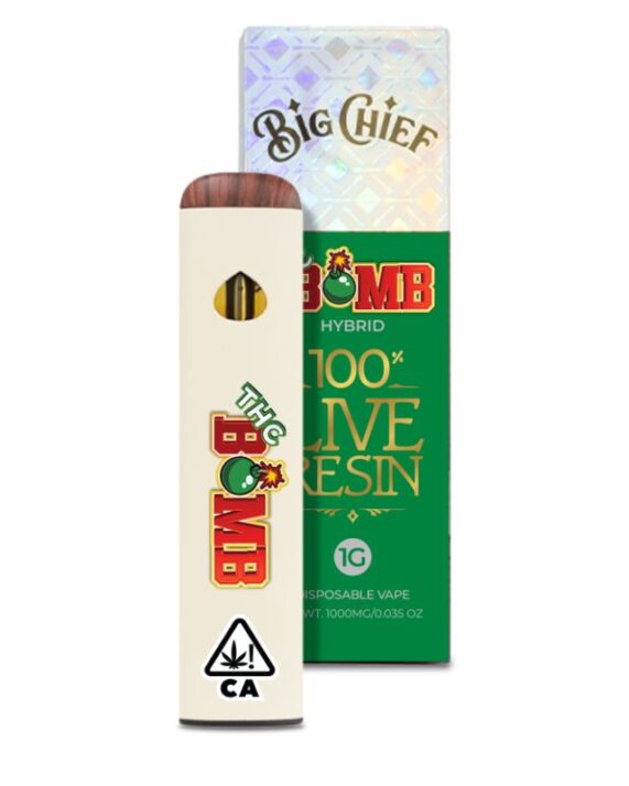 PLUMA DE WAX DESECHABLE - BIG CHIEF- "THC Boom"  (HÍBRIDA)