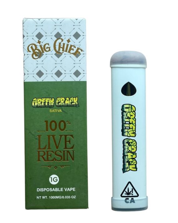 PLUMA DE WAX DESECHABLE - BIG CHIEF- "Green Crack" (SATIVA)