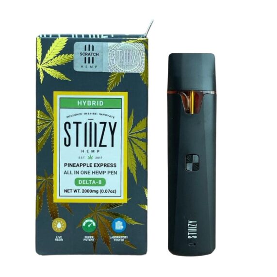 PLUMA DE WAX DESECHABLE DELTA -8 STIIIZY PINEAPPLE EXPRESS HIBRIDA