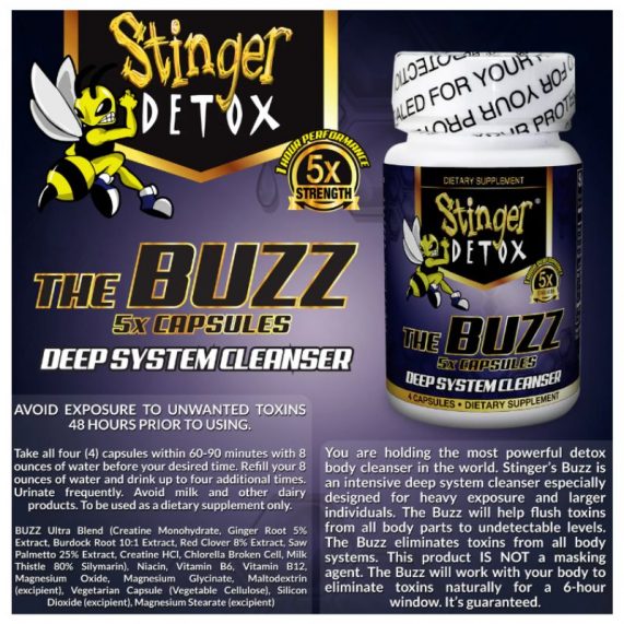 STINGER DETOX-CAPSULAS-THE BUZZ 5X 2