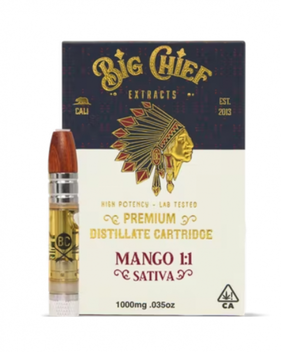 CARTUCHO WAX - BIG CHIEF "Mango 1:1"  (SATIVA)