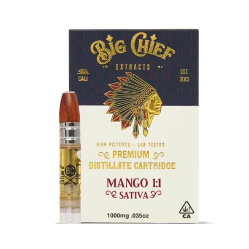 CARTUCHO WAX - BIG CHIEF "Mango 1:1"  (SATIVA)