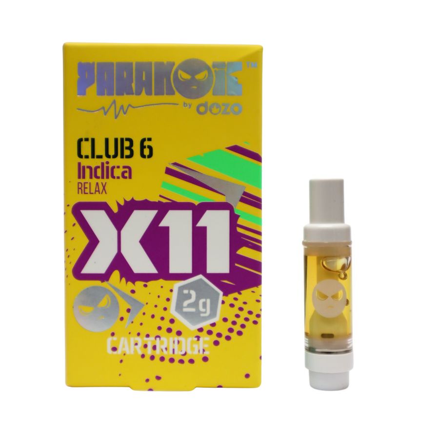 CARTUCHO WAX - PARANOIC "Club 6" 2ML (INDICA)