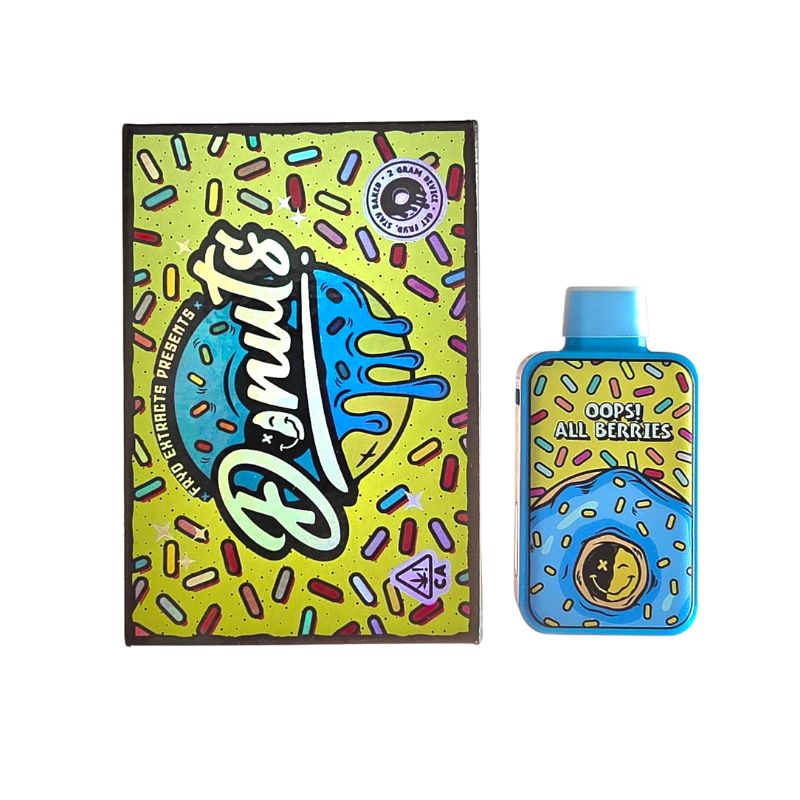 PLUMA DE WAX DESECHABLE - DONUTS X FRYD  "Oops All Berries" 2ML (SATIVA)