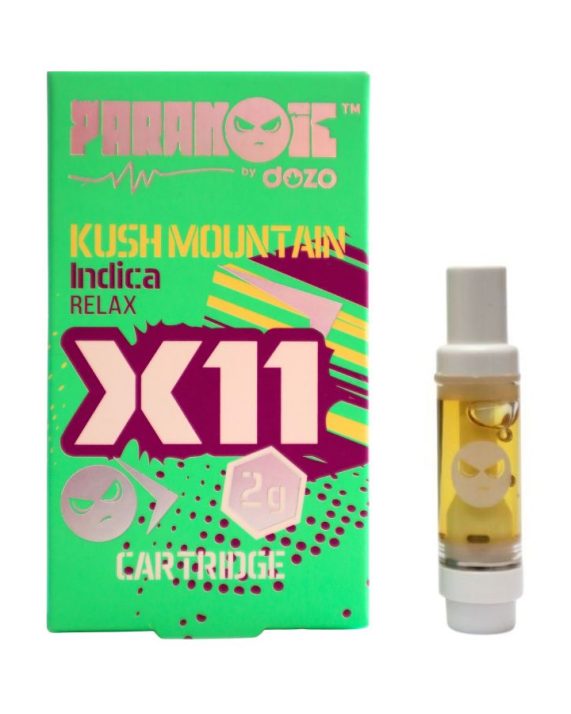 CARTUCHO WAX - PARANOIC "Kush Mountain" 2ML (INDICA)