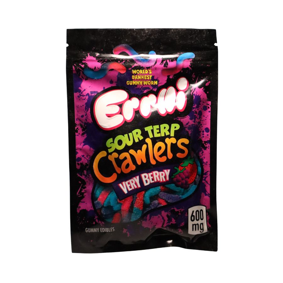 Gomitas  ERRLLI Sour Terp Crawlers "Very Berry"  (600mg)