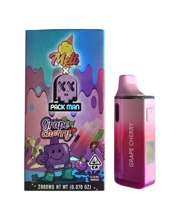 PLUMA DESECHABLE DE WAX – MELT x PACK MAN «Grape Cherry» (SATIVA)