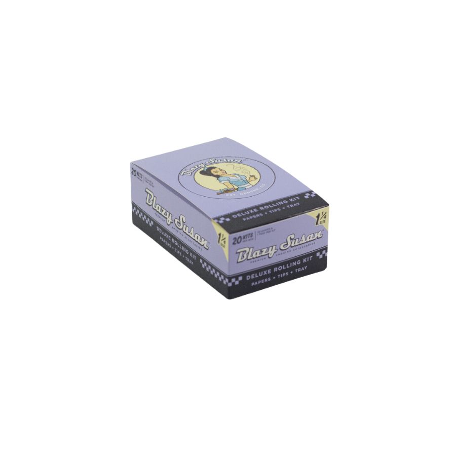 SÁBANAS - BLAZY SUSAN "Purple delux rolling kit" 1 1/4 size (caja 20 paquetes)