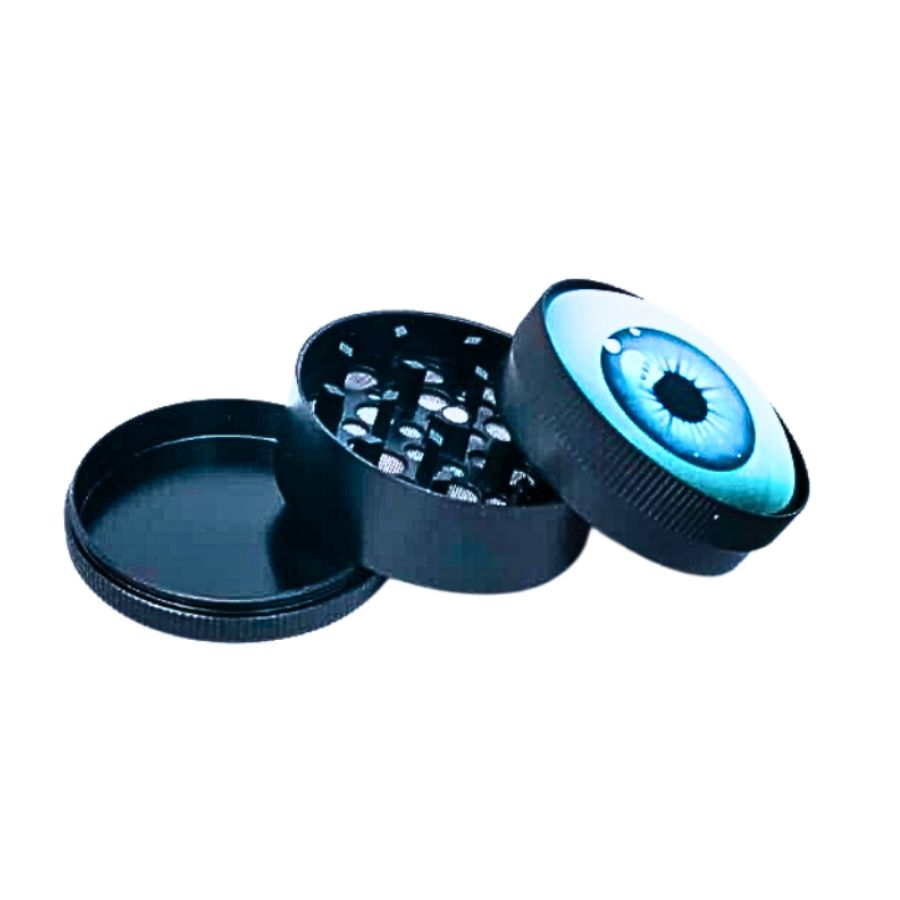 Grinder metal 3 partes negro mediano tapa ojo FG-072 50mm