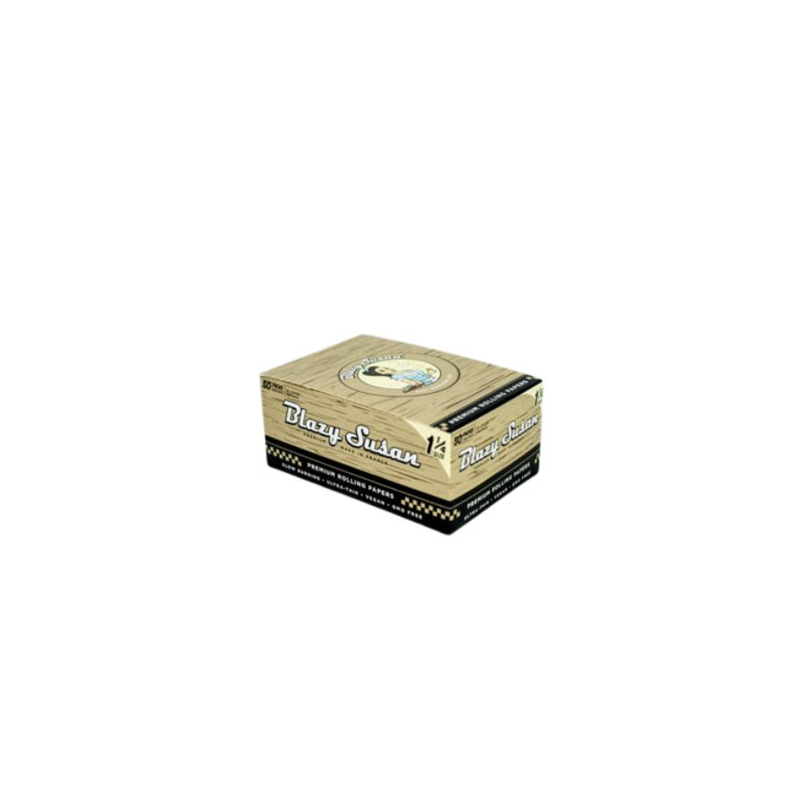 SÁBANAS - BLAZY SUSAN "Brown rolling paper" 1 1/4 size (caja 50 paquetes)
