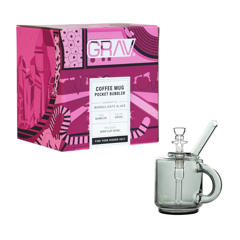 GRAV COFFE MUG POCKET BUBBLE - PBCM-LIGHT COBALT