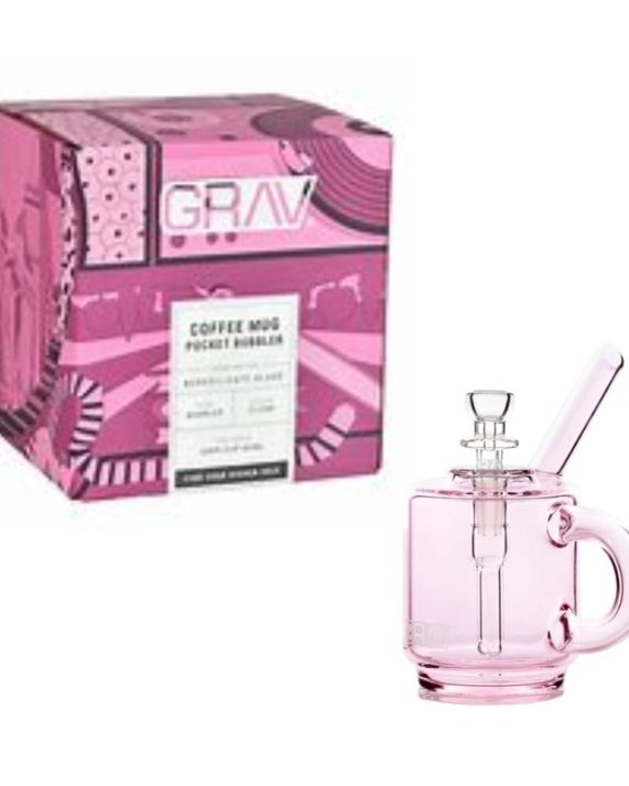 GRAV COFFEE MUG POCKET BUBBLER - PBCM -PINK