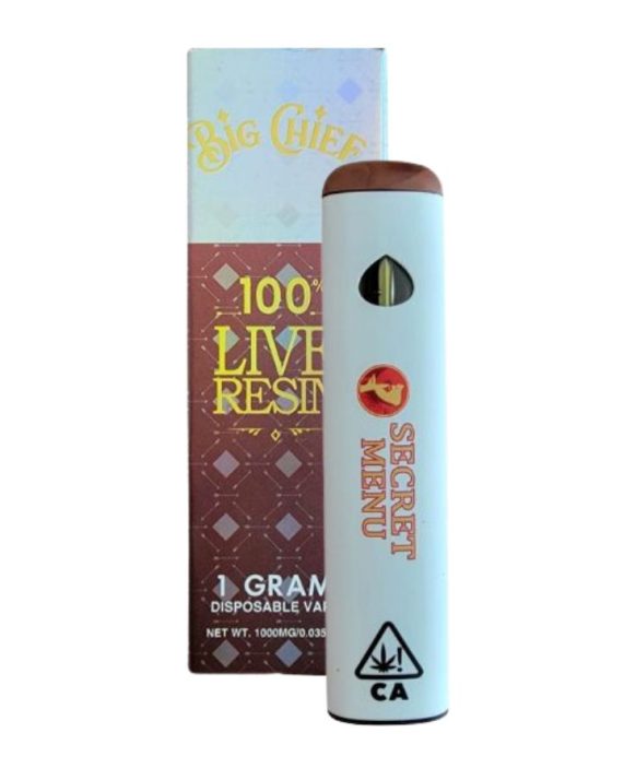 PLUMA DE WAX DESECHABLE - BIG CHIEF- SECRET MENÚ (HIBRIDA)