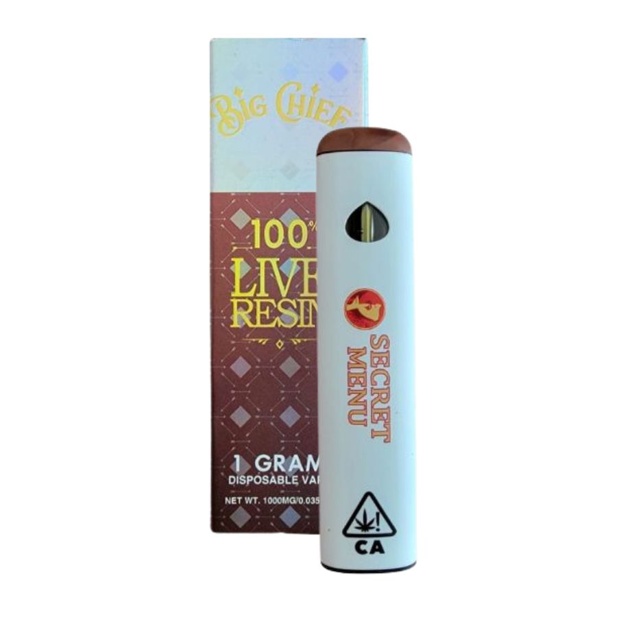 PLUMA DE WAX DESECHABLE - BIG CHIEF- SECRET MENÚ (HIBRIDA)