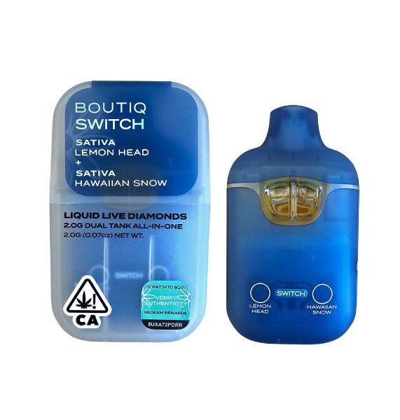 PLUMA DE WAX – BOUTIQ (2 sabores) «Lemon Head & Hawaiian Snow» (SATIVA)