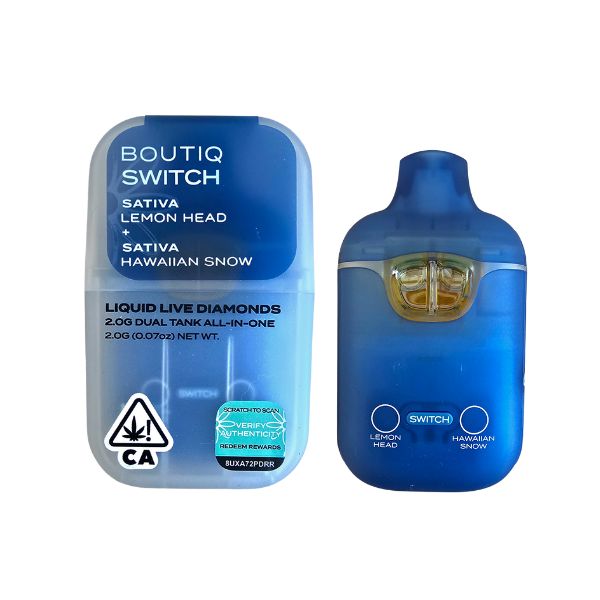 PLUMA DE WAX – BOUTIQ (2 sabores) «Lemon Head & Hawaiian Snow» (SATIVA)