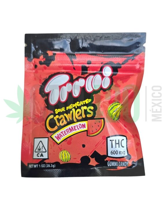 Gomitas TRRLLI "Crawlers" 600mg THC (6 piezas)