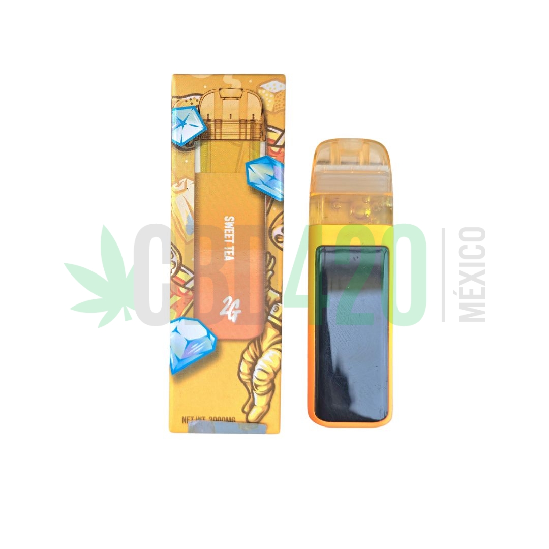 PLUMA DE WAX DESECHABLE - FAVORITES "Sweet Tea" 2ML (SATIVA)