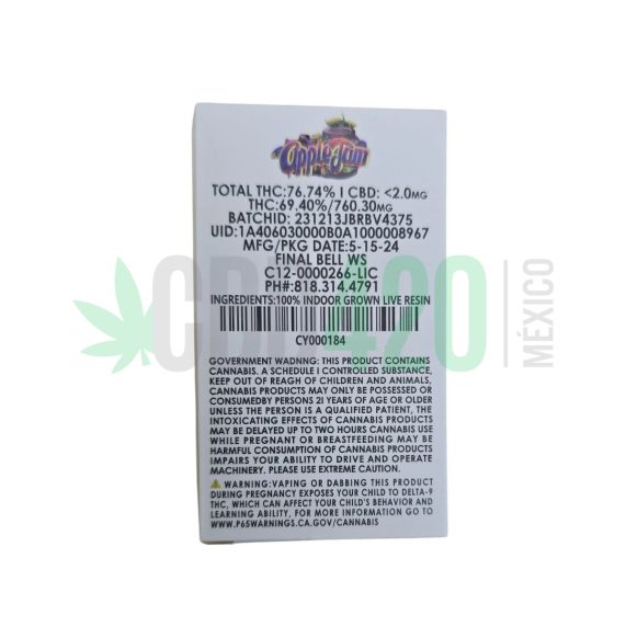 PLUMA WAX JUNGLE BOYS APPLE JAM REVERSO