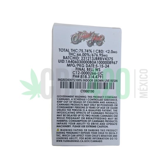 PLUMA WAX JUNGLE BOYS FLORIDA KUSH REVERSO