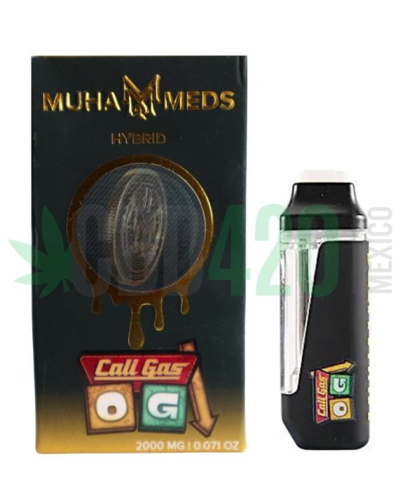 PLUMA WAX – MUHA MEDS  "Call Gas OG"  2ML (HIBRIDA)