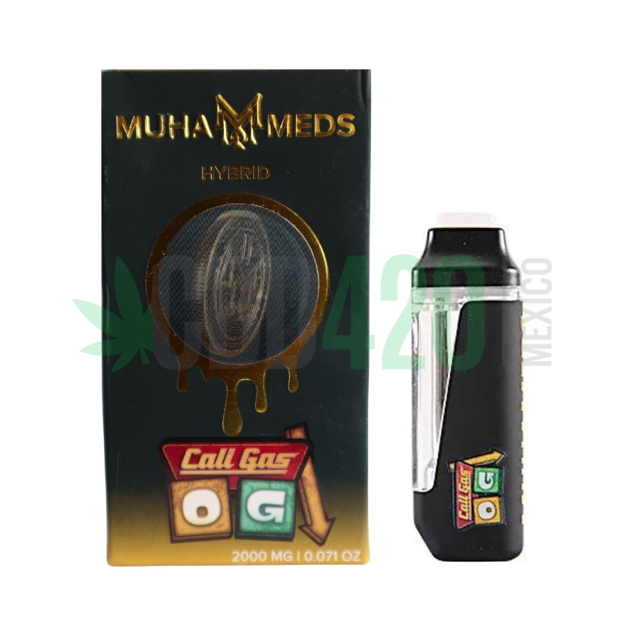 PLUMA WAX – MUHA MEDS  "Call Gas OG"  2ML (HIBRIDA)