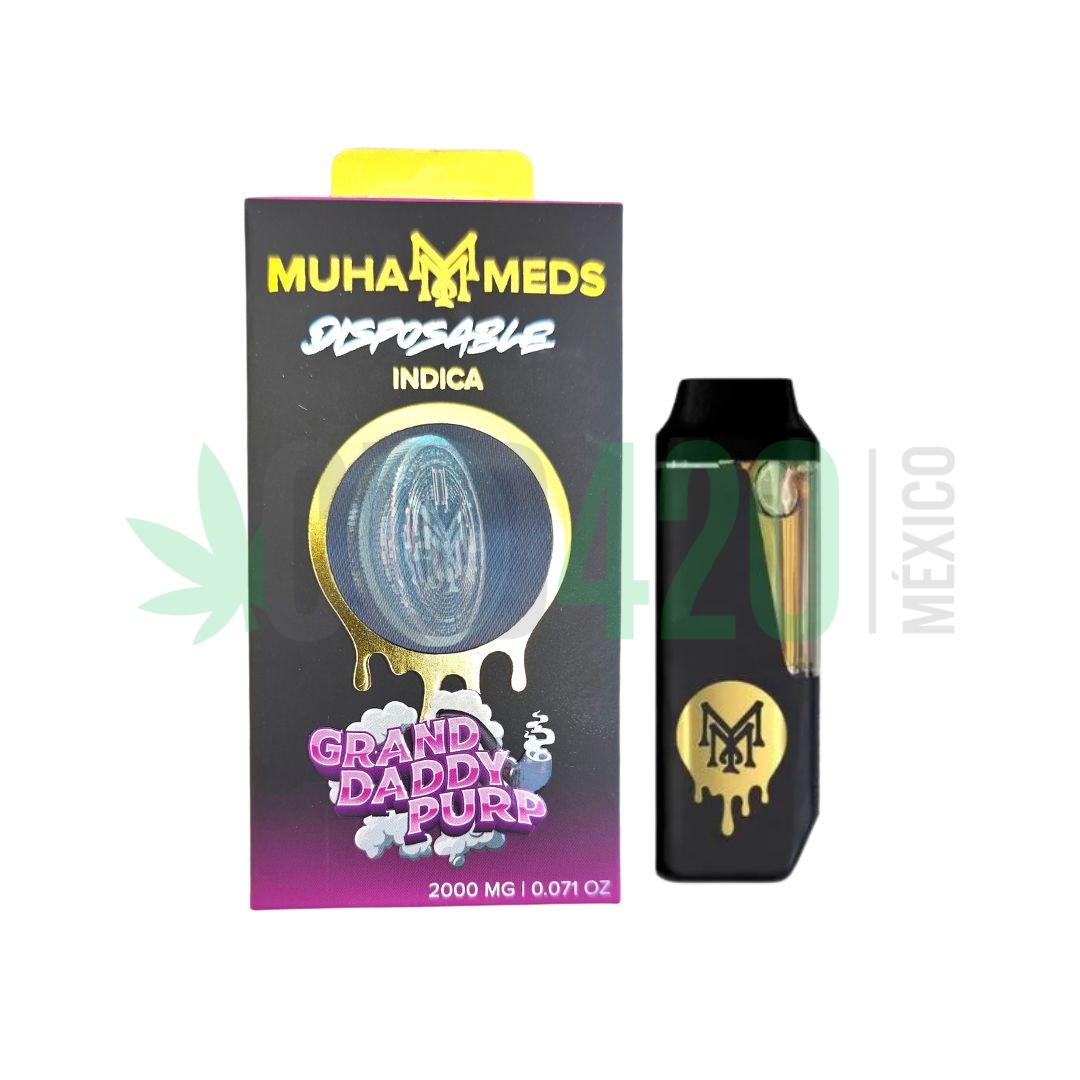 PLUMA WAX – MUHA MEDS  "Grand Daddy Purp" 2ml (ÍNDICA)