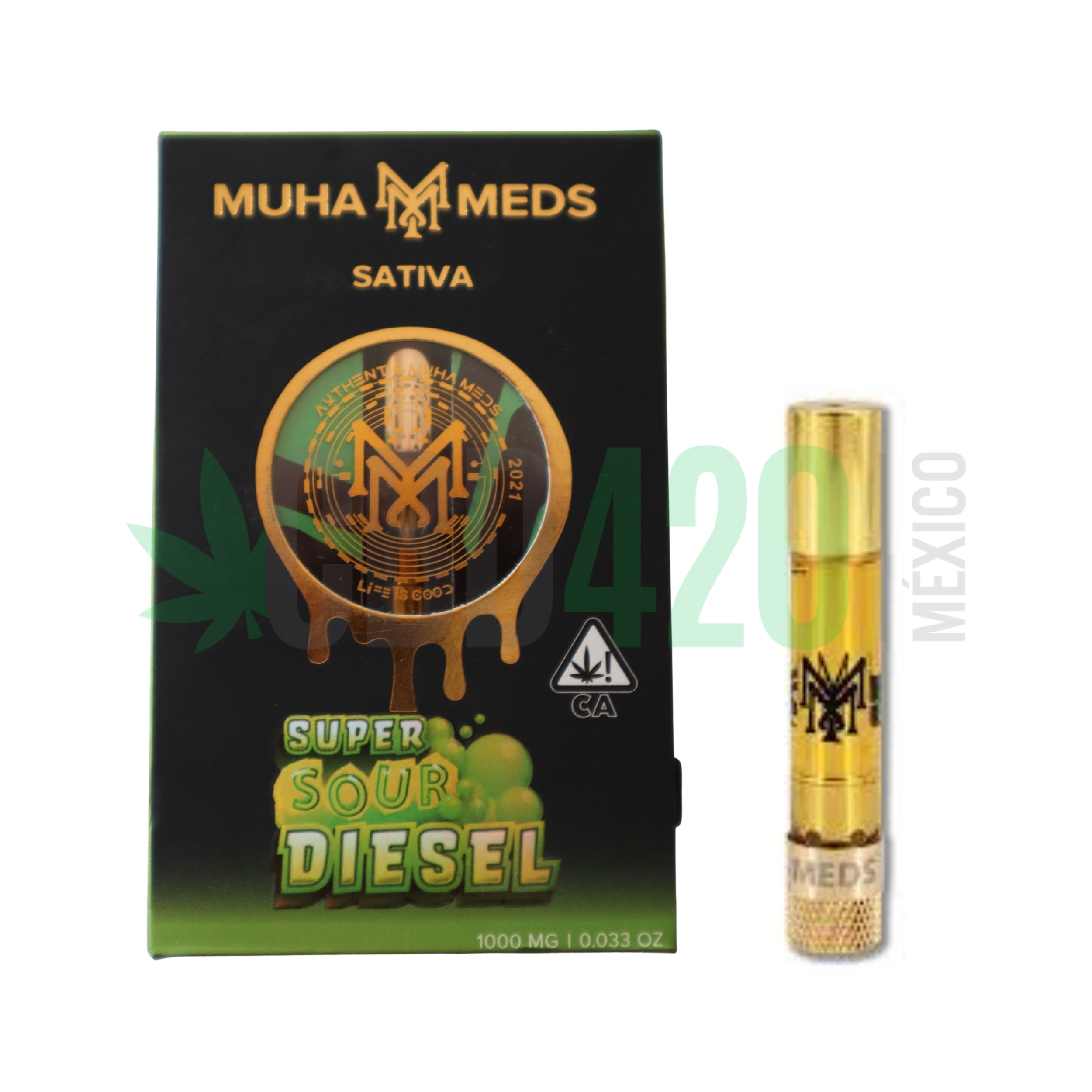 CARTUCHO WAX – MUHA MEDS  "Super sour diesel"  (SATIVA)