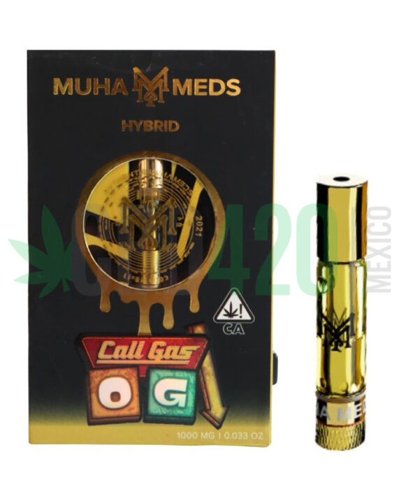 CARTUCHO WAX – MUHA MEDS  «Call Gas OG» (HÍBRIDA)