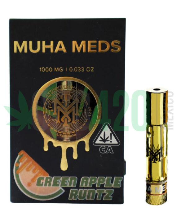 CARTUCHO WAX – MUHA MEDS  «Green Apple Runtz » (Indica)
