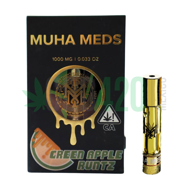CARTUCHO WAX – MUHA MEDS  «Green Apple Runtz » (Indica)