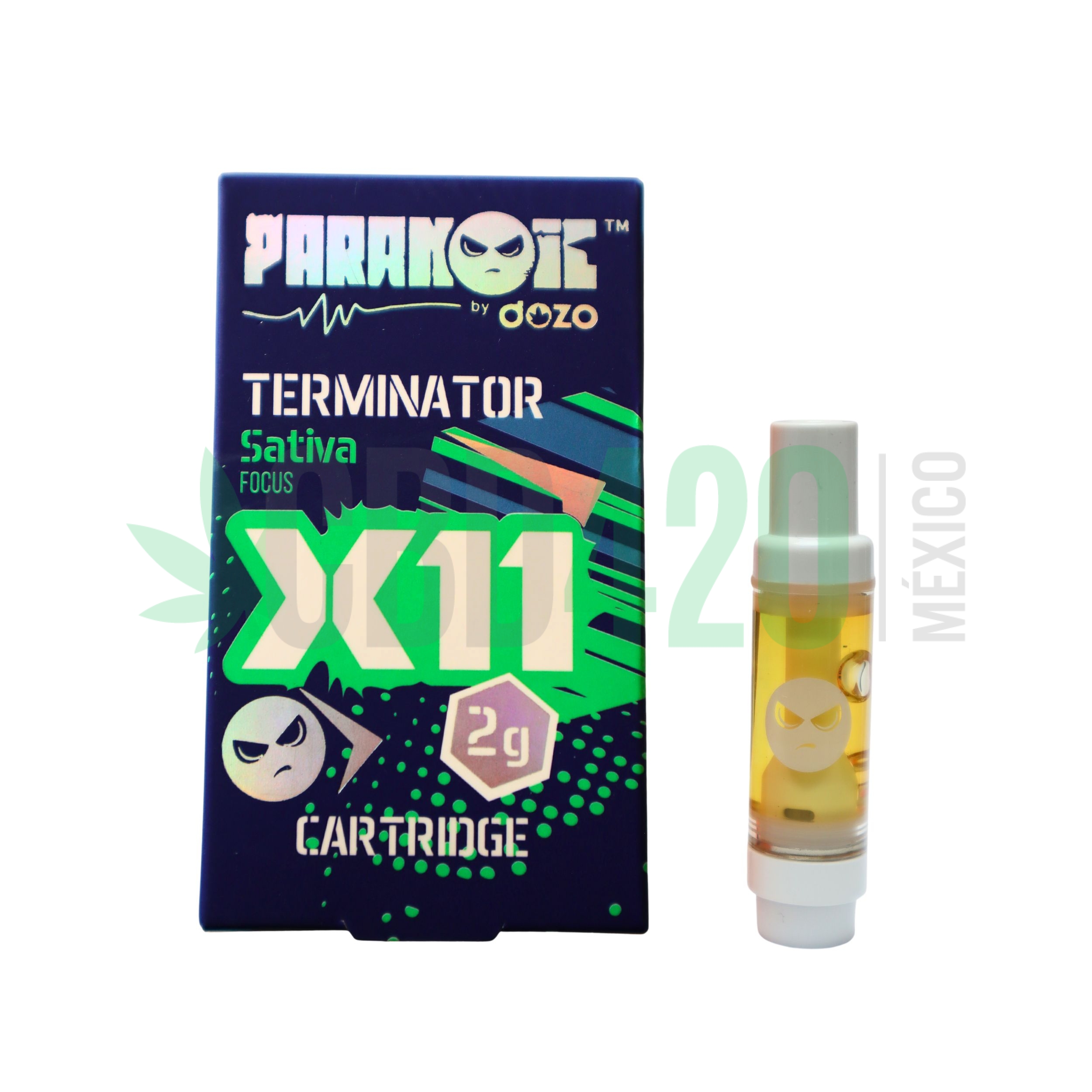CARTUCHO WAX - PARANOIC "Terminator" 2ML (SATIVA)