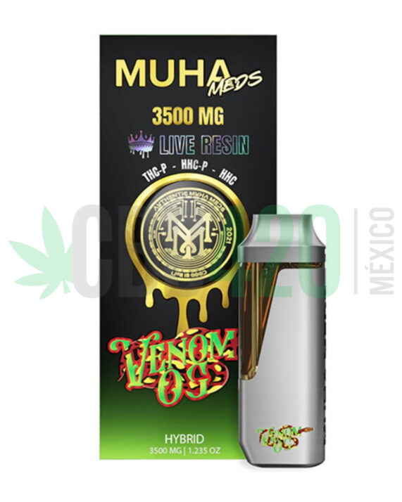 PLUMA WAX – MUHA MEDS "Venom OG" 3.5ML (HIBRIDA)