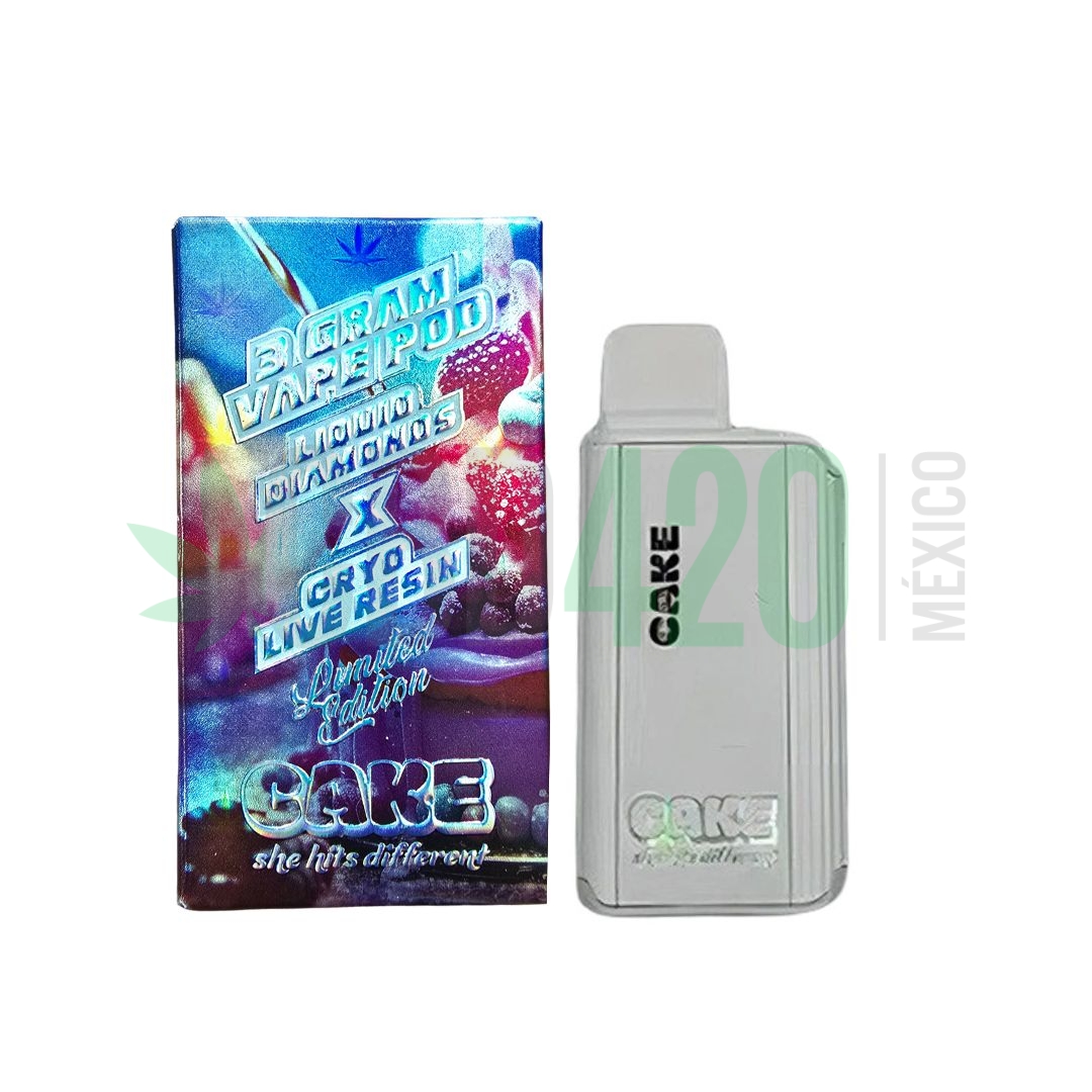 PLUMA DE WAX DESECHABLE - CAKE "Sugar Kush" 3 ML (INDICA)