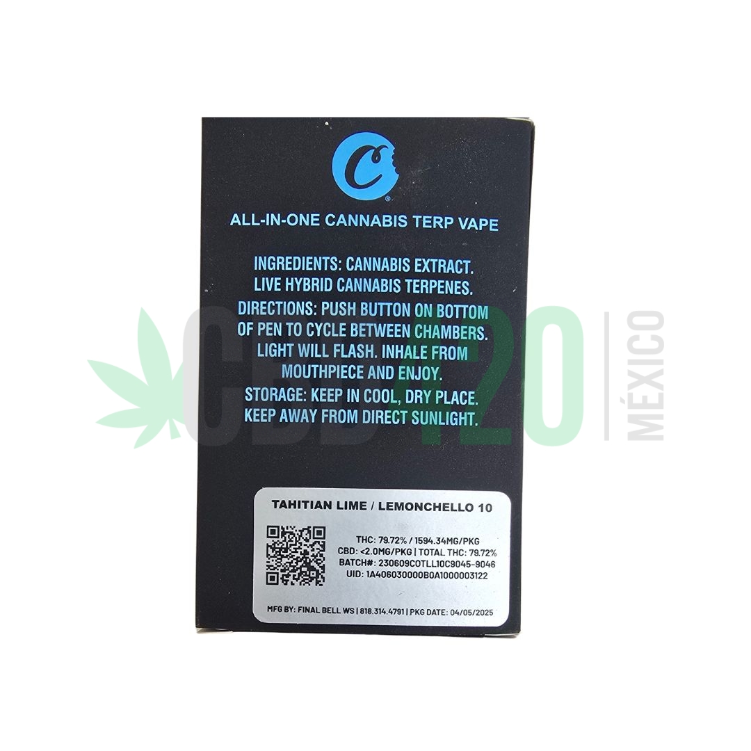 PLUMA WAX COOKIES TAHITIAN LIME – LEMONCHELLO 10 REVERSO 2