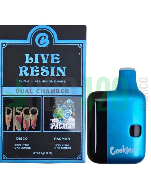 PLUMA DE WAX - COOKIES (2 sabores) "Disco- Pacman" 2ML (INDICA/HIBRIDA)