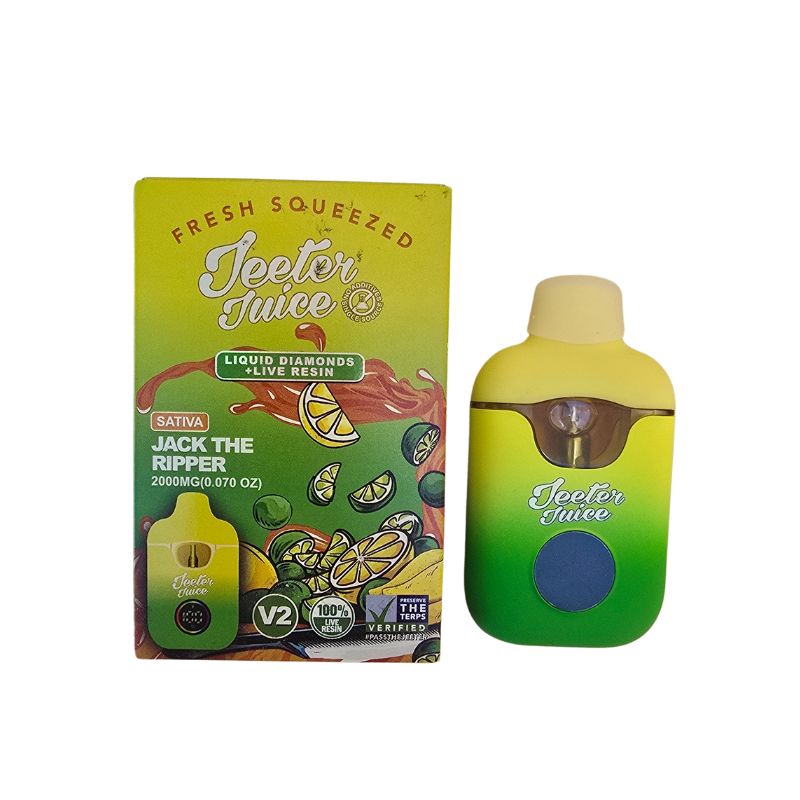 PLUMA DE WAX DESECHABLE - JEETER JUICE "Jack The Ripper" 2ML (SATIVA)