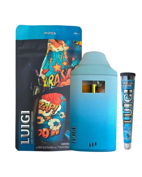 PLUMA DE WAX + PORTA PORRO – LUIGI «Swirlcane» 2 ML (INDICA)