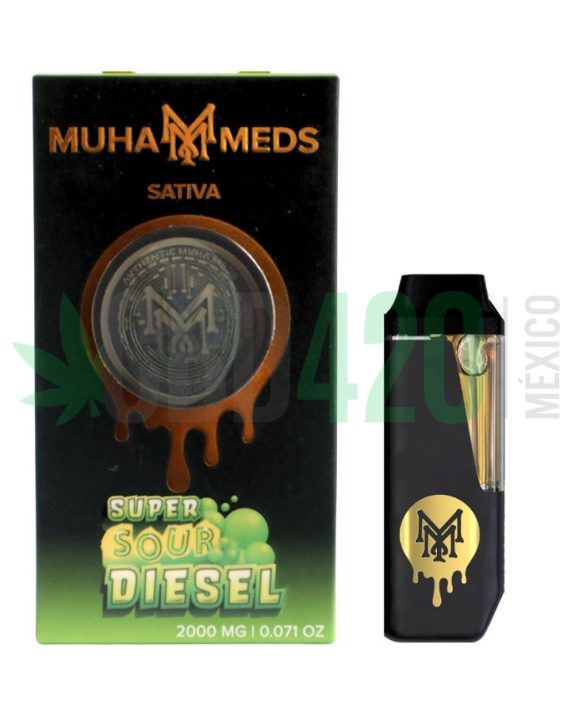 PLUMA WAX – MUHA MEDS  "Super sour diesel" 2ML (SATIVA)