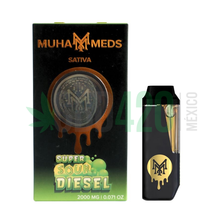 PLUMA WAX – MUHA MEDS  "Super sour diesel" 2ML (SATIVA)