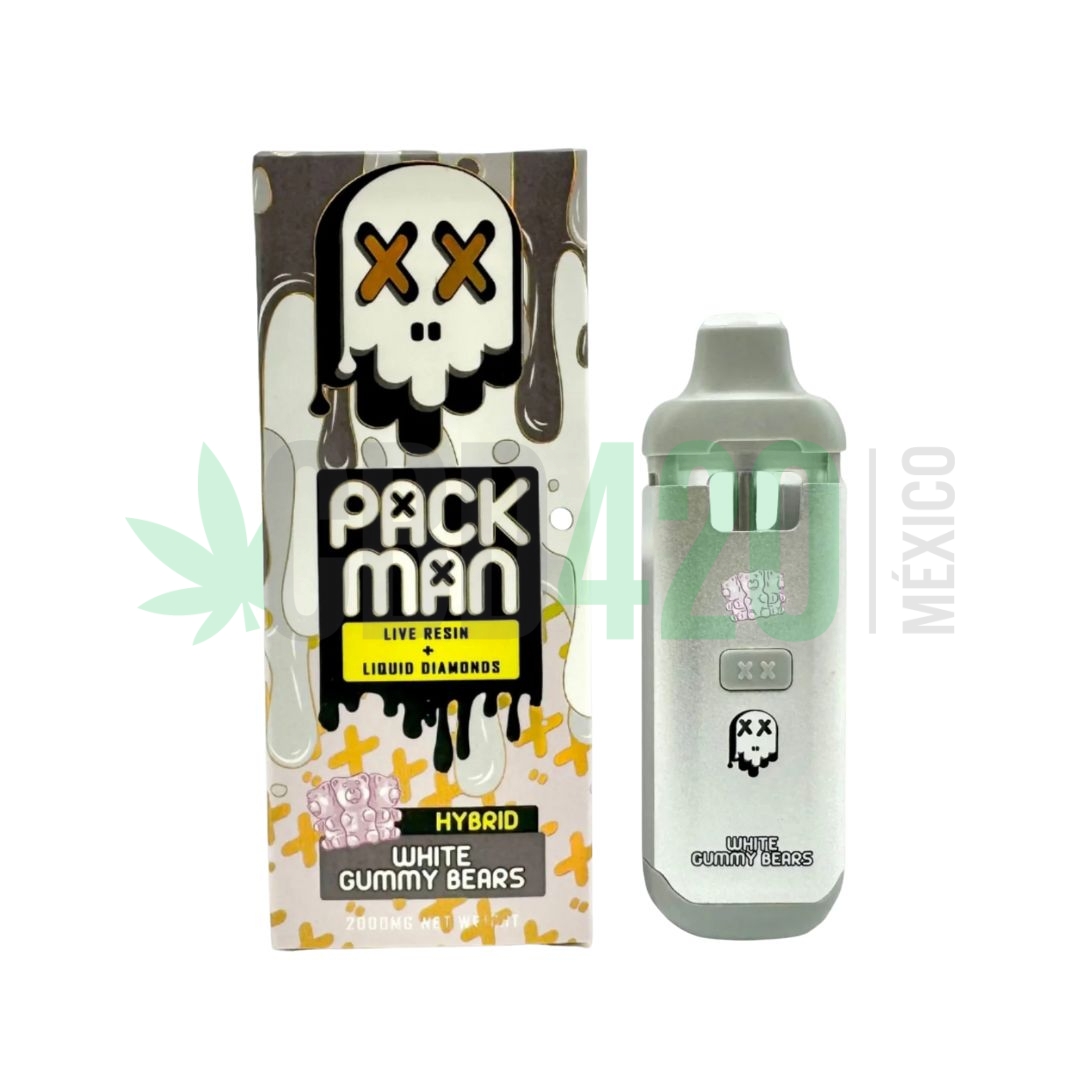 PLUMA DE WAX – PACK MAN «White Gummy Bears» 2ML (HÍBRIDA)