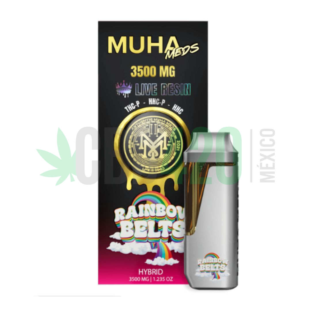 PLUMA WAX – MUHA MEDS "Rainbow Belts" 3.5ML (HIBRIDA)
