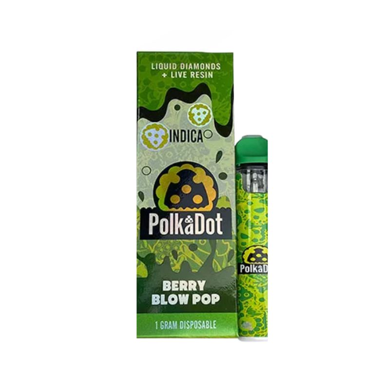 PLUMA DE WAX DESECHABLE - POLKADOT "Berry Blow Pop" (ÍNDICA)